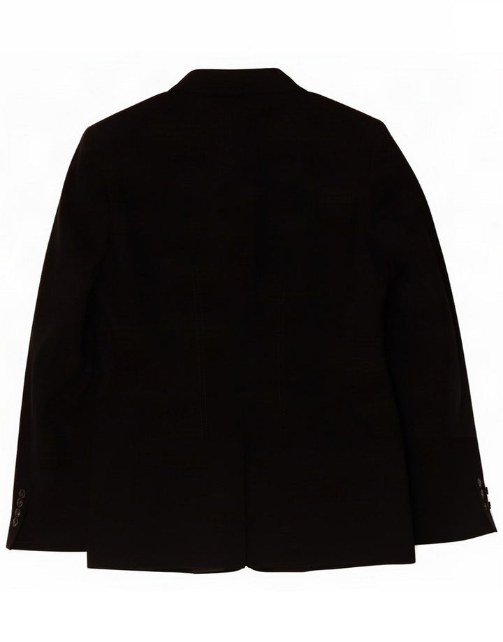 Chaqueta tipo blazer de 3 botones para mujer Caractere UK 44 Mediano Poliéster negro