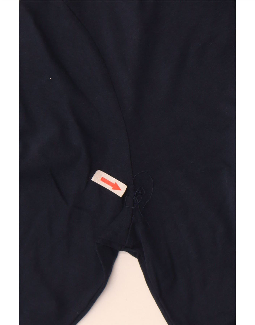 All Saints Haut à manches longues pour hommes en coton bleu marine Small