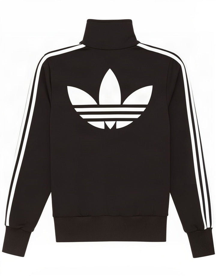Giacca da ginnastica grafica da donna Adidas IT 40 piccola nera