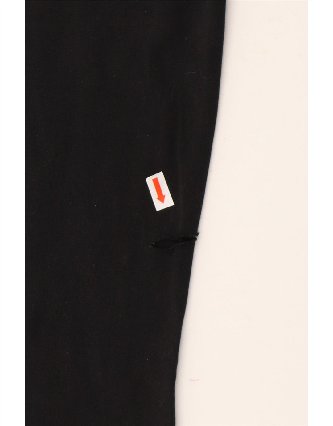 ELLESSE Womens Graphic Leggings UK 8 Small Black Vintage Ellesse and Second-Hand Ellesse from Messina Hembry 