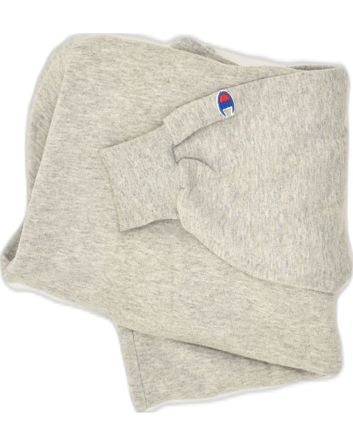 CHAMPION Mens Graphic Sweatshirt Jumper Medium Grey Cotton Vintage Champion and Second-Hand Champion from Messina Hembry 
