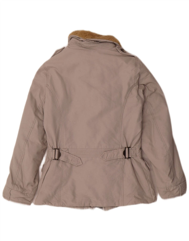 Think Pink Womens Padded Jacket UK 12 Medium Grey Polypropylene