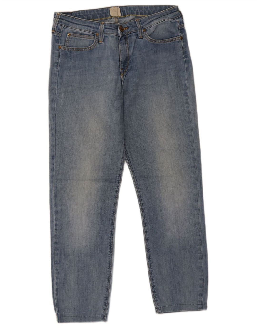Lee Womens Cropped Jeans W29 L25 Blå