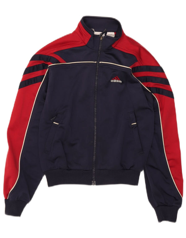 Adidas Veste de survêtement graphique pour garçon 7-8 ans Bleu marine Colourblock