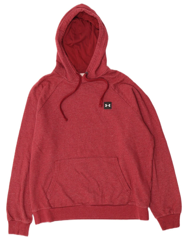 Under Armour Herre hættetrøje Jumper Large Bourgogne bomuld