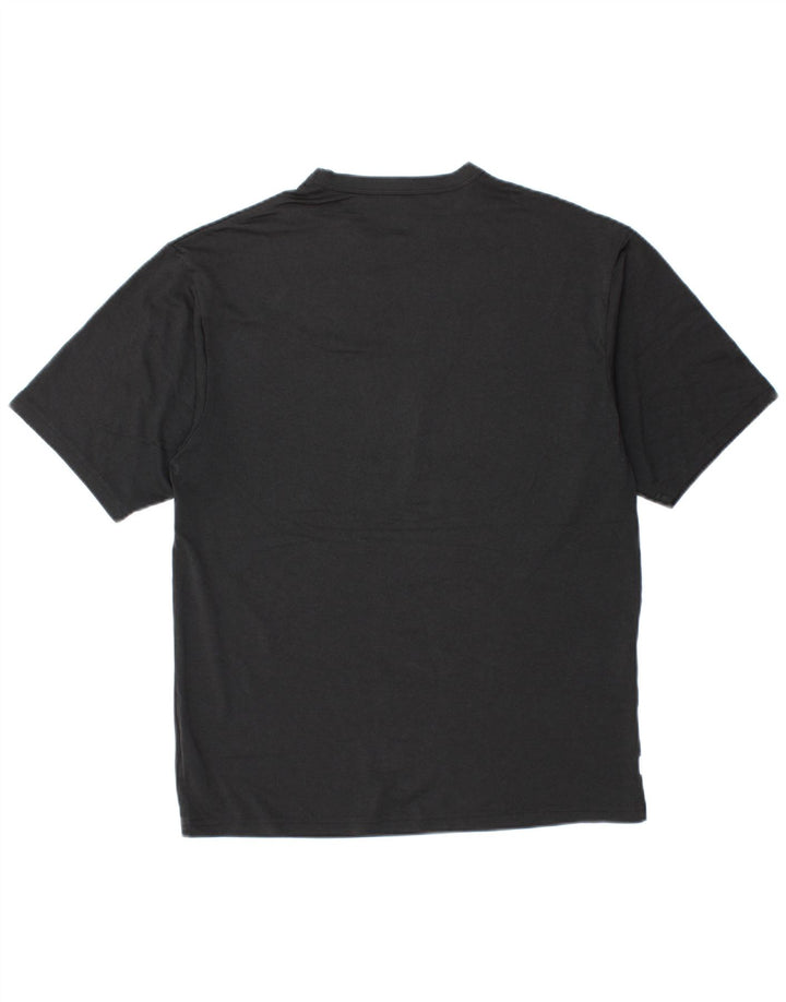 Nike Mens Dri Fit T-Shirt Top Medium Black Polyester