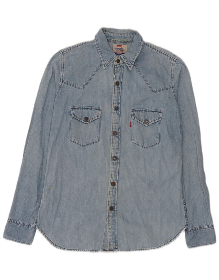 Levi's Chemise en Jean Large Homme Bleu Coton