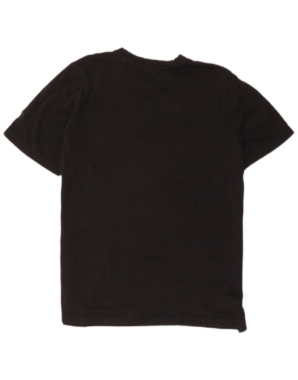 Adidas Herren Grafik T-Shirt Top Large Schwarz Baumwolle