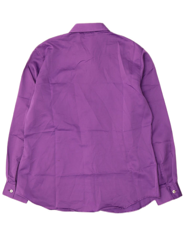 Y Blusa Camisa Mujer IT 48 XL Poliéster Morado