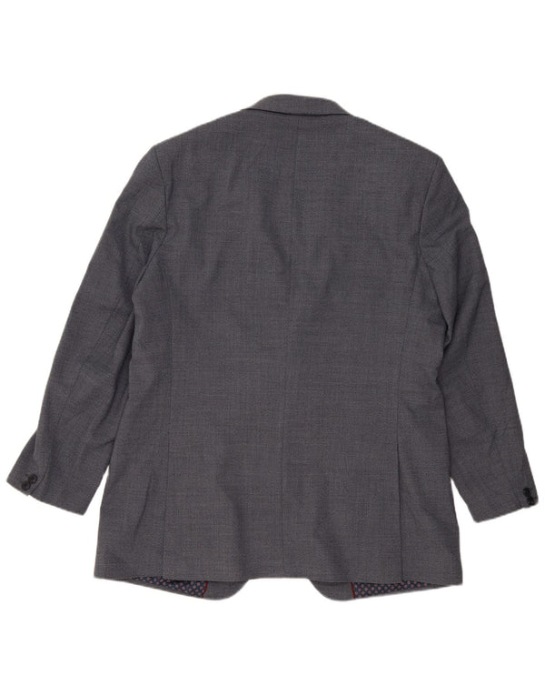 Jachetă pentru bărbați Marks & Spencer cu 2 nasturi, UK 44 XL, poliester albastru