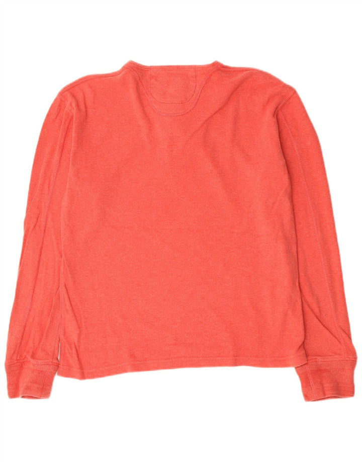 Superdry Mens Top Long Sleeve XL Red Cotton