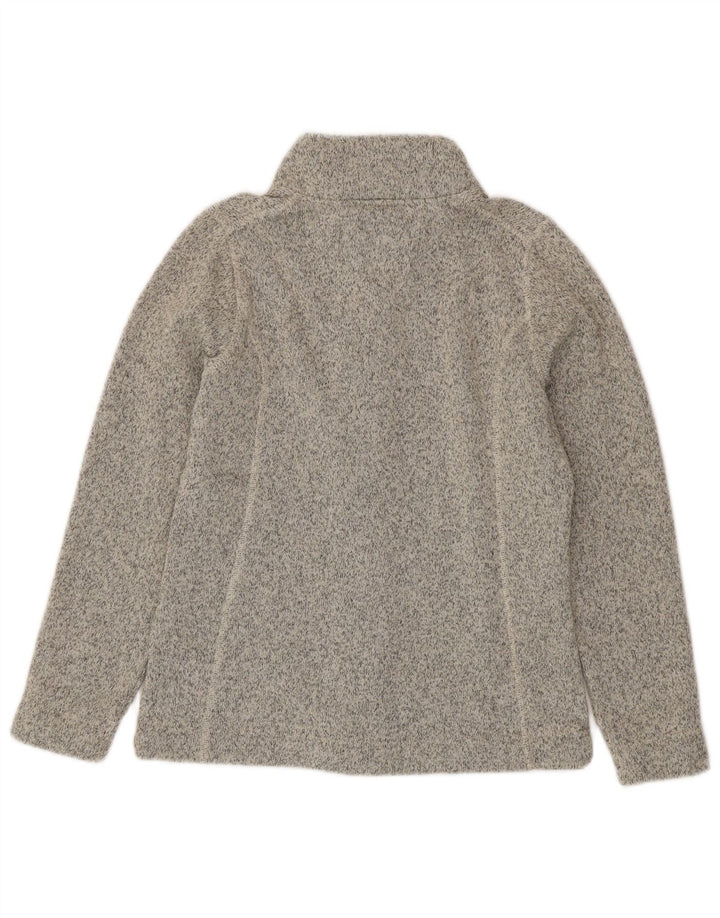 Rohan Womens Cardigan Sweater UK 10 Small Grey Flecked Polyester