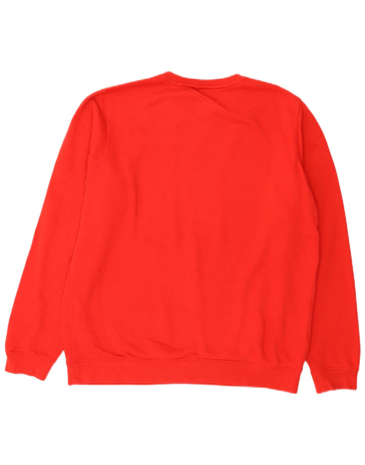 Nike Mens Sweatshirt Jumper XL Red Cotton