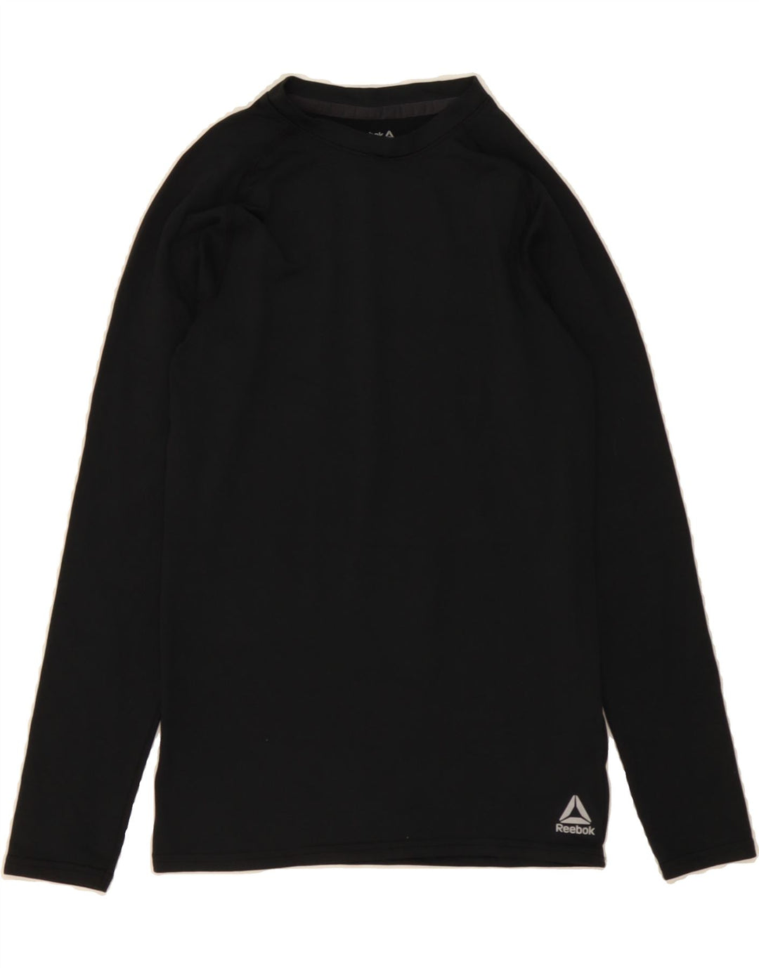 REEBOK Womens Top Long Sleeve UK 14 Medium Black Polyester Vintage Reebok and Second-Hand Reebok from Messina Hembry 