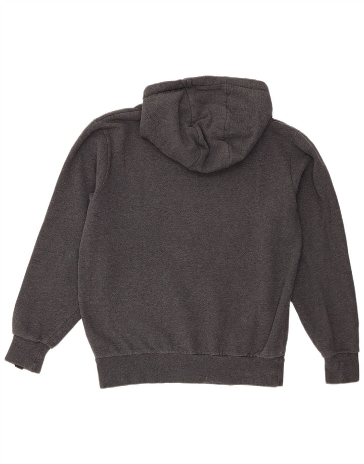 Ellesse Herren-Kapuzenpullover mit Grafik, mittelgraue Baumwolle