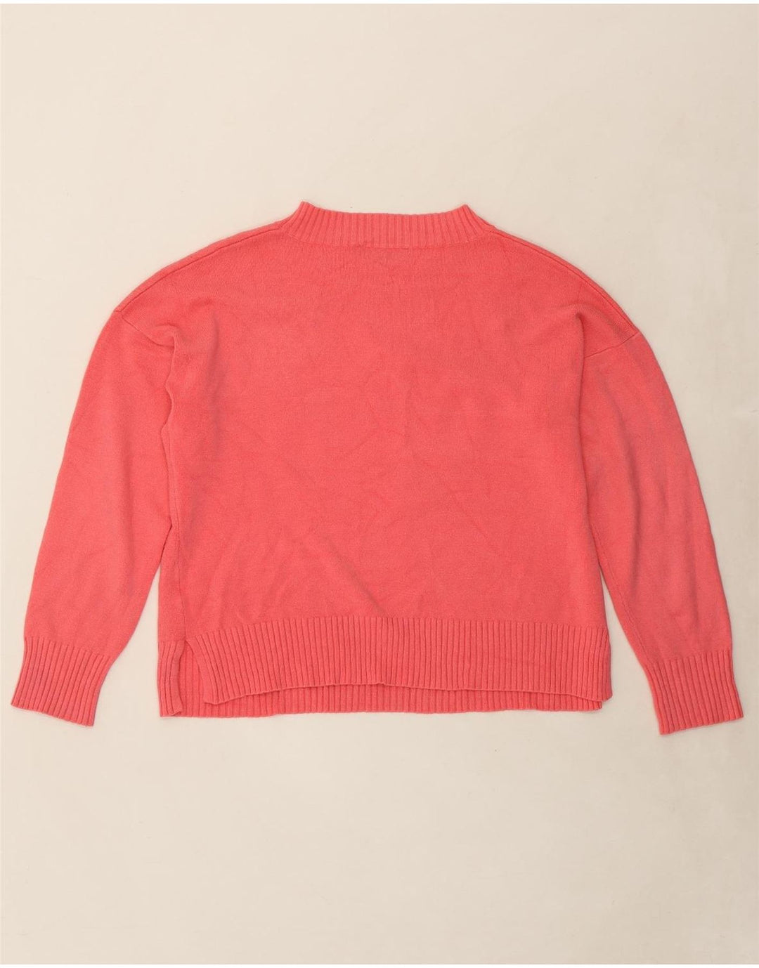 FRENCH CONNECTION Womens Turtle Neck Jumper Sweater UK 12 Medium Pink Vintage French Connection and Second-Hand French Connection from Messina Hembry 