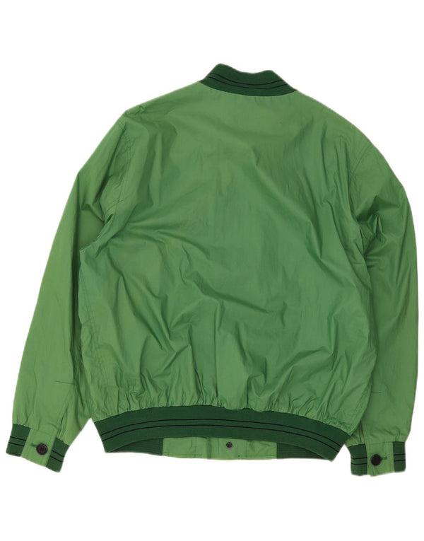Chaqueta bomber vintage para hombre IT 50 verde grande