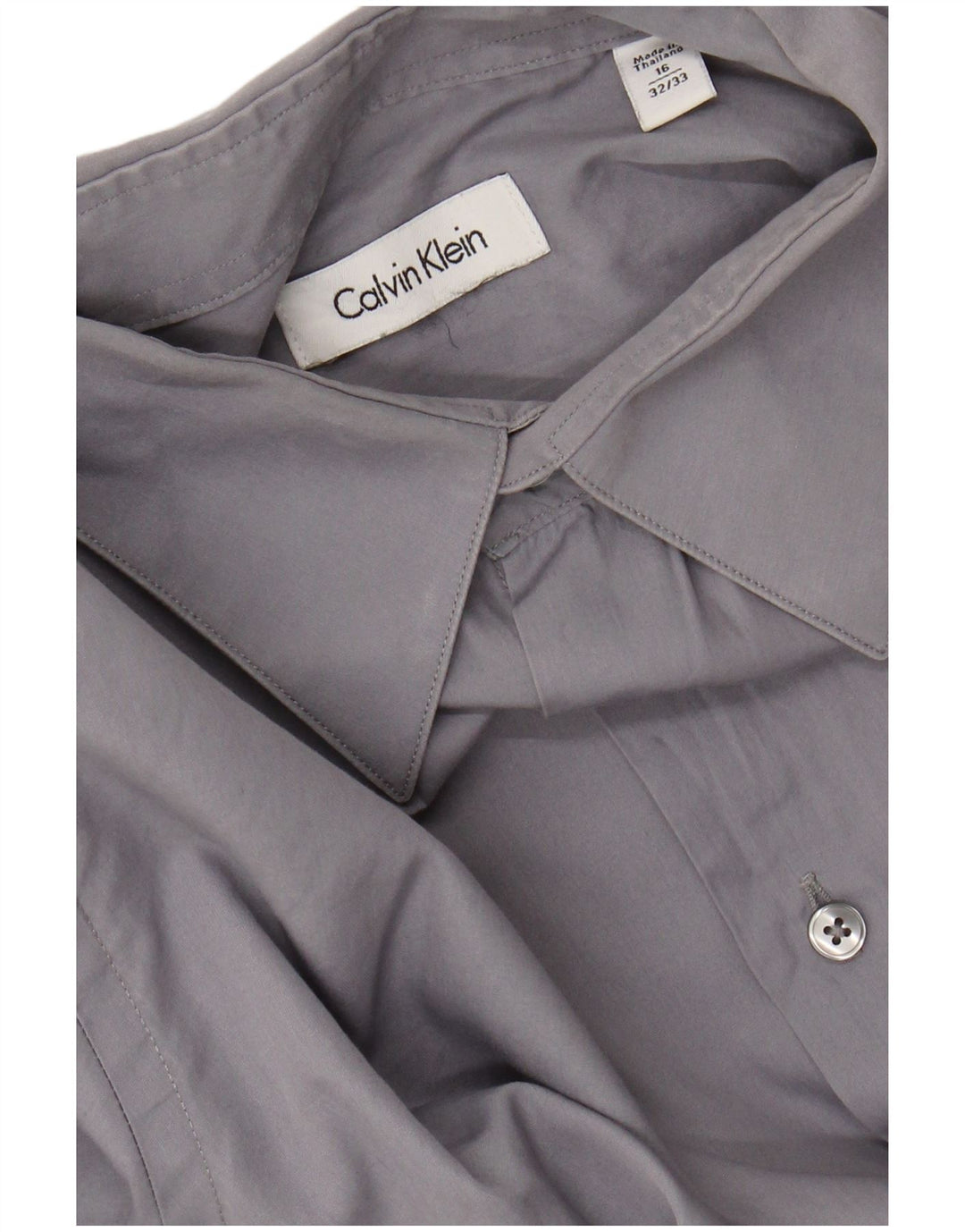 CALVIN KLEIN Chemise Homme Taille 16 Grand Bleu