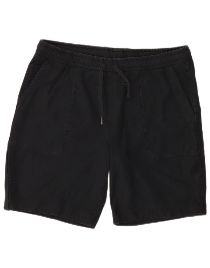 Athleta Mens Chino Shorts Large W34 Navy Blue Cotton