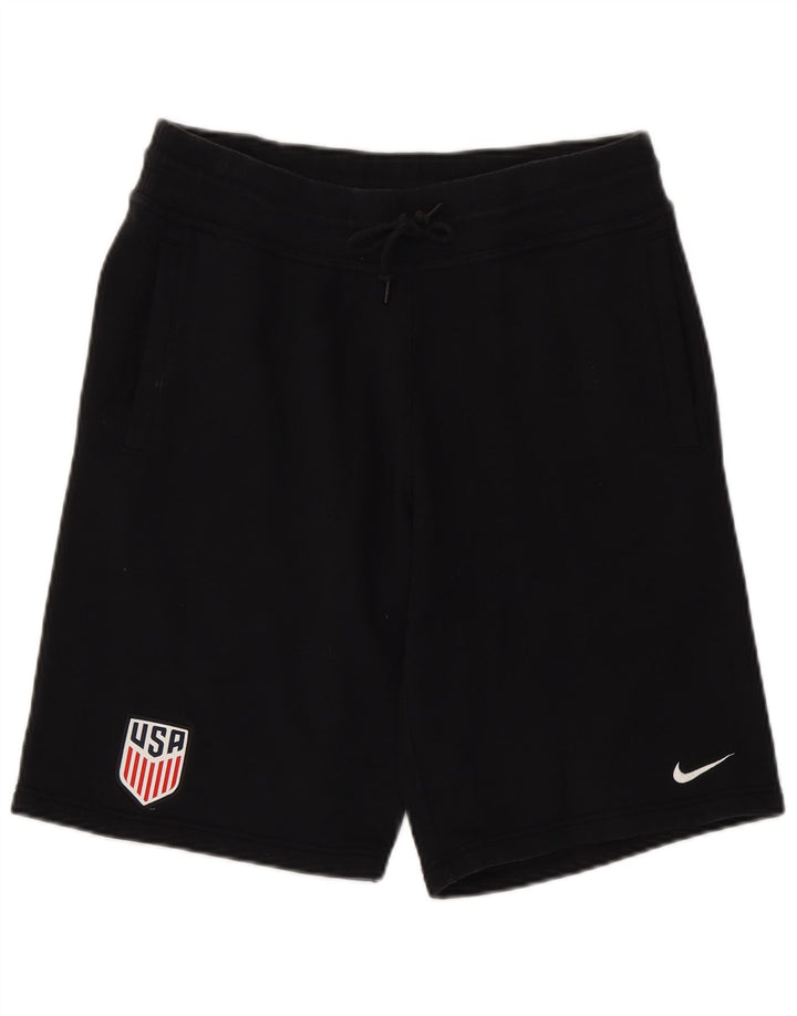 Nike Herre Sportshorts Medium Sort Bomuld