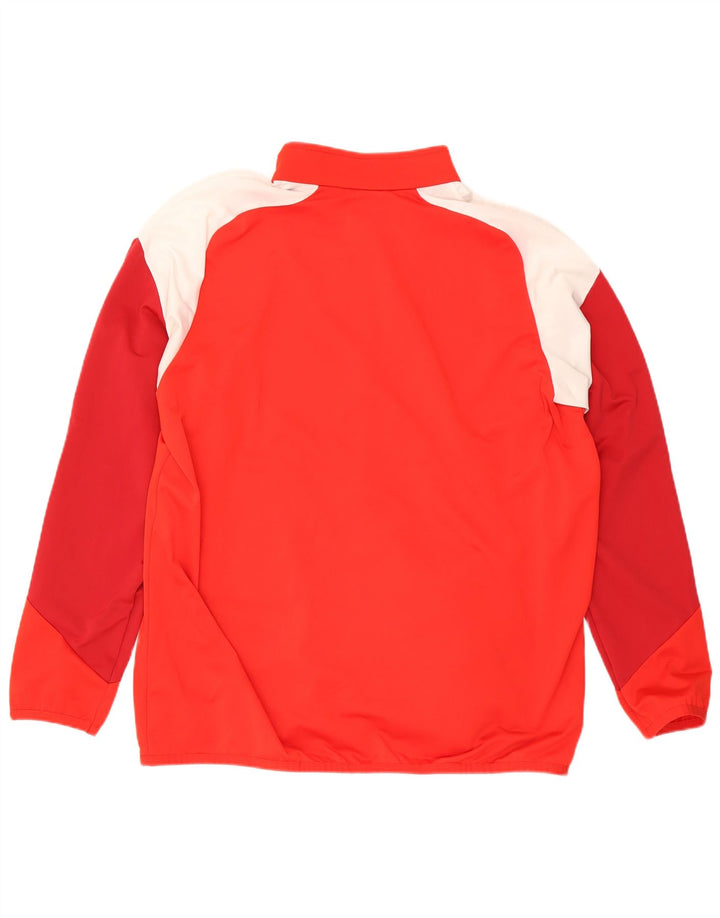 Giacca da tuta da uomo Puma 2XL Poliestere color block rosso
