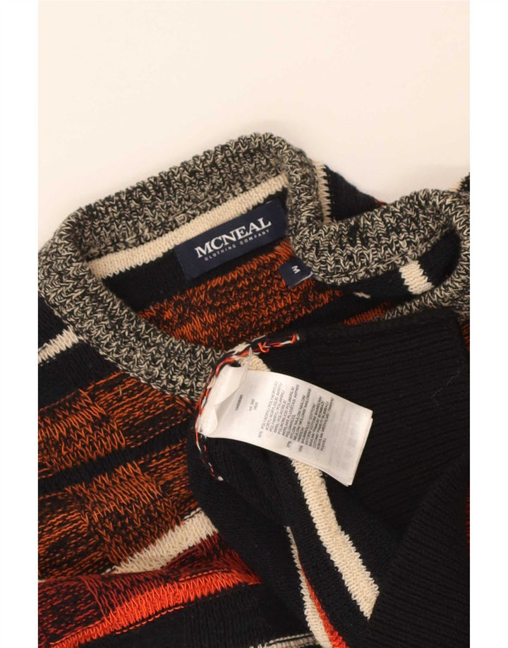 McNeal Herre Crew Neck Jumper Sweater Medium Flerfarvet Stribet