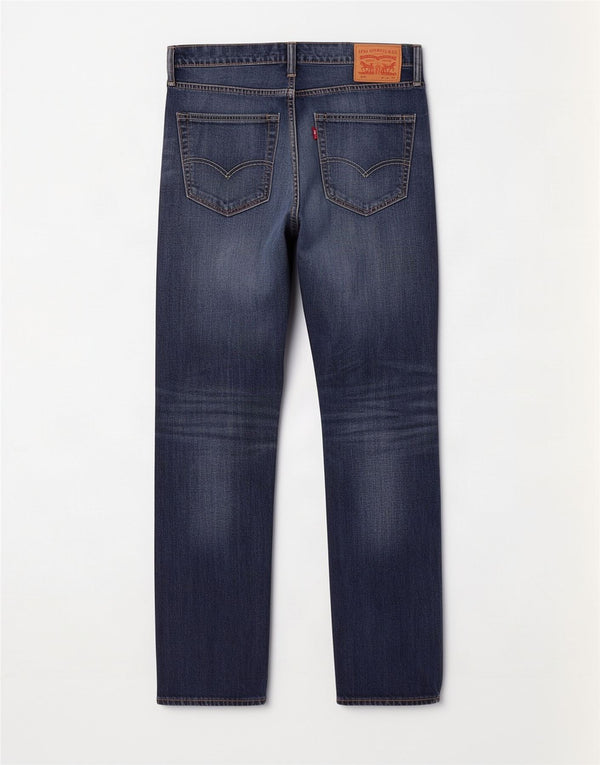 Levi's muške 502 sužene traperice W32 L34 plavi pamuk