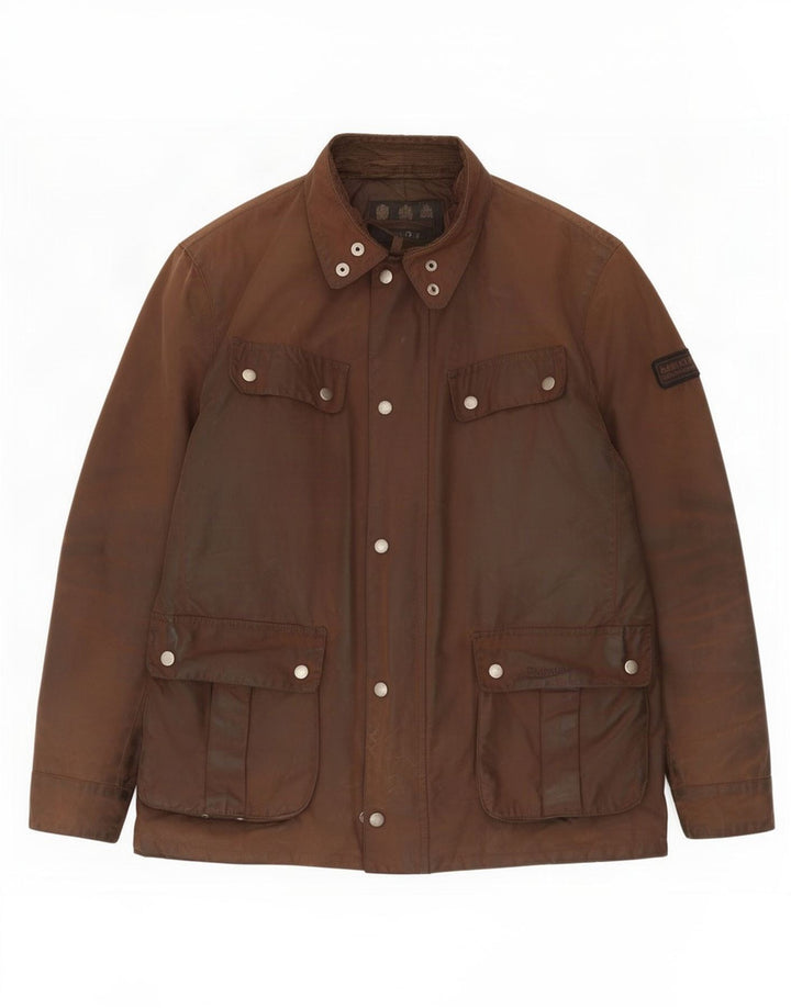Barbour Mens Waxed Cotton Jacket UK 40 Large Brown