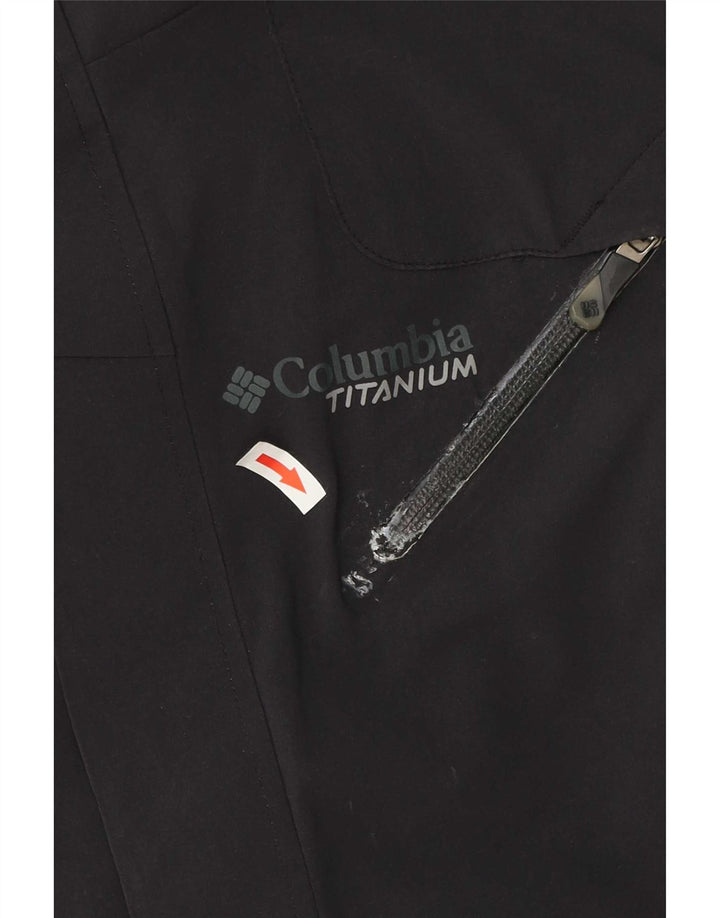 Columbia Mens Titanium Windbreaker Jacket UK 38 Medium Black Nylon