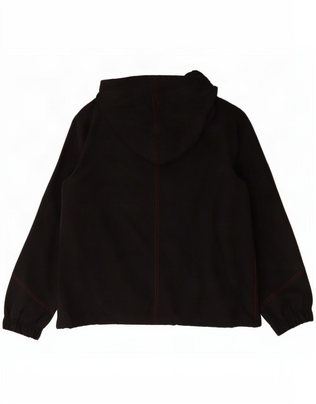 Reebok Damen Kapuzen-Regenjacke UK 14 Large Schwarz Polyester
