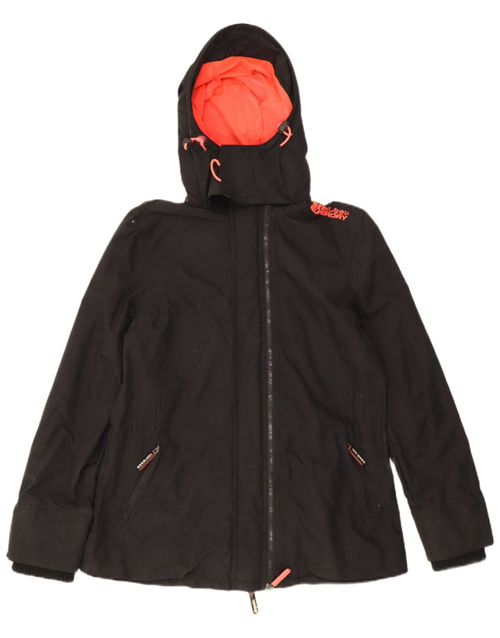 Superdry Chaqueta Cortavientos The Windmac Graphic para Mujer UK 46 Grande Negro