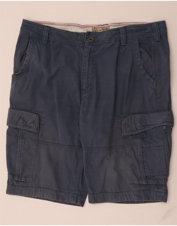 Fat Face Mens Cargo Shorts W38 XL Navy Blue Cotton