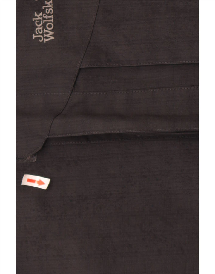 Jack Wolfskin Mens Rain Jacket UK 40 Large Black Polyester