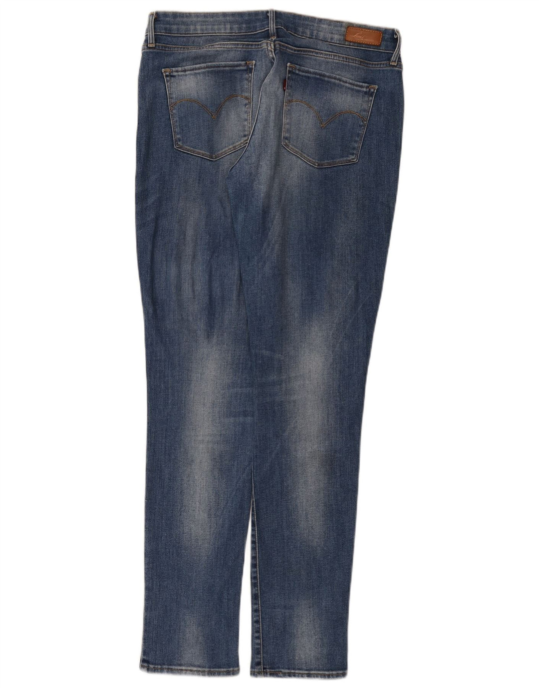 Levi's Damen Slim Jeans W31 L34 Blaue Baumwolle