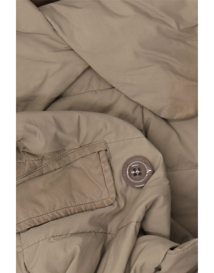 COLMAR Womens Padded Coat IT 42 Small Grey Vintage Colmar and Second-Hand Colmar from Messina Hembry 
