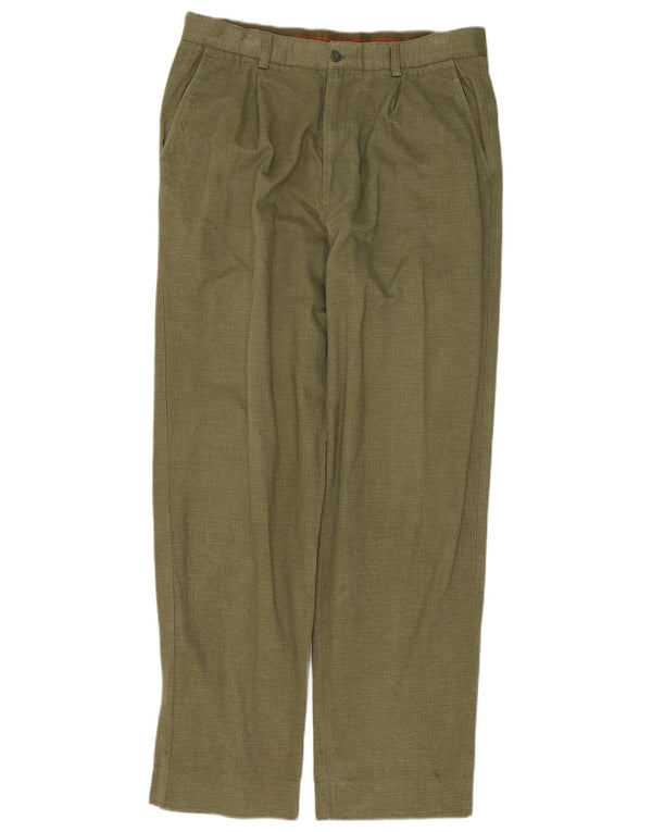 Męskie spodnie chino Valentino IT 52 XL W38 L32 zielone