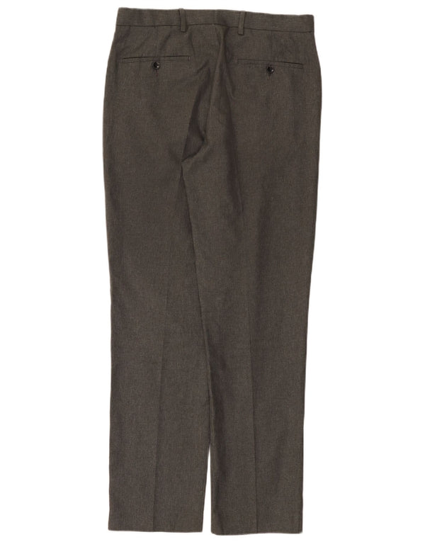 Marks & Spencer Pantaloni chino pentru bărbați, drepti, cu ajustare normală, L32 L31, gri