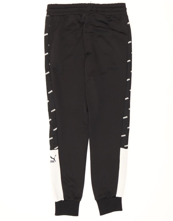 Puma Damen Trainingshose Jogger UK 14 Mittelschwarz Farbblock