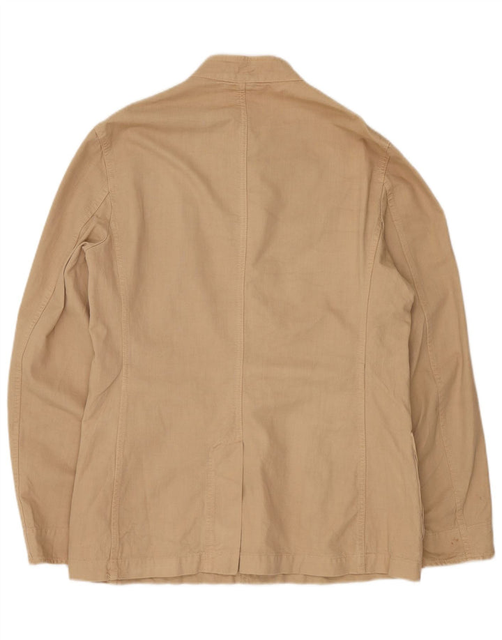 Sisley Mens Utility Jacket UK 38 Medium Beige