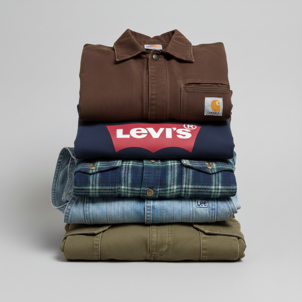 Odzież robocza w stylu vintage