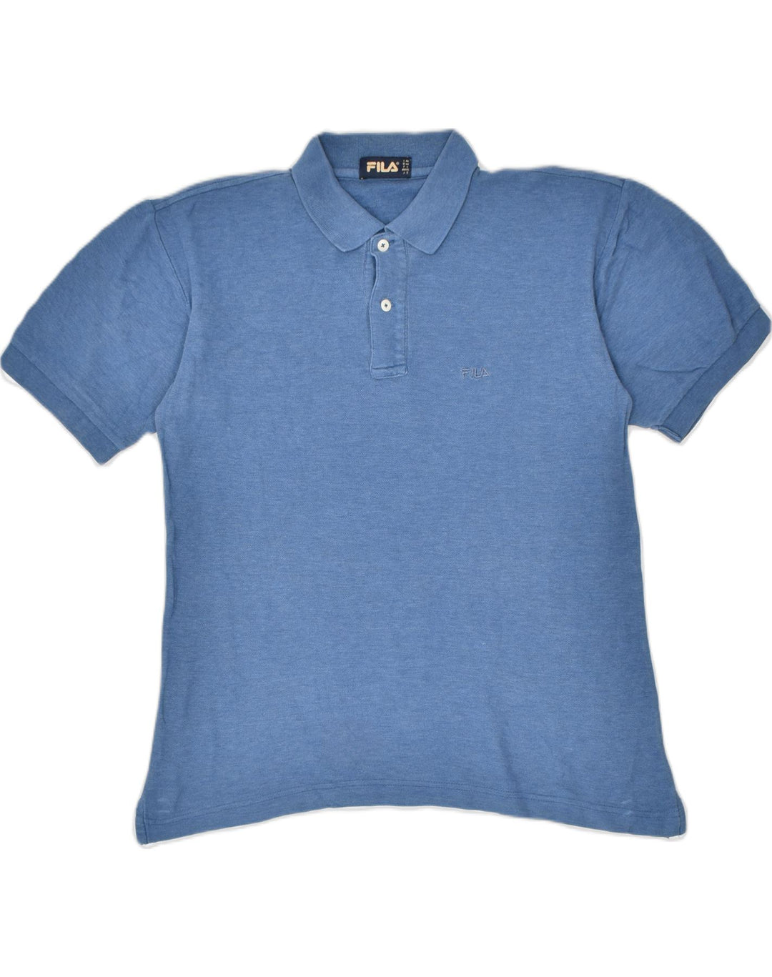 FILA Mens Polo Shirt XS Blue Cotton | Vintage | Thrift | Second-Hand | Used Clothing | Messina Hembry 