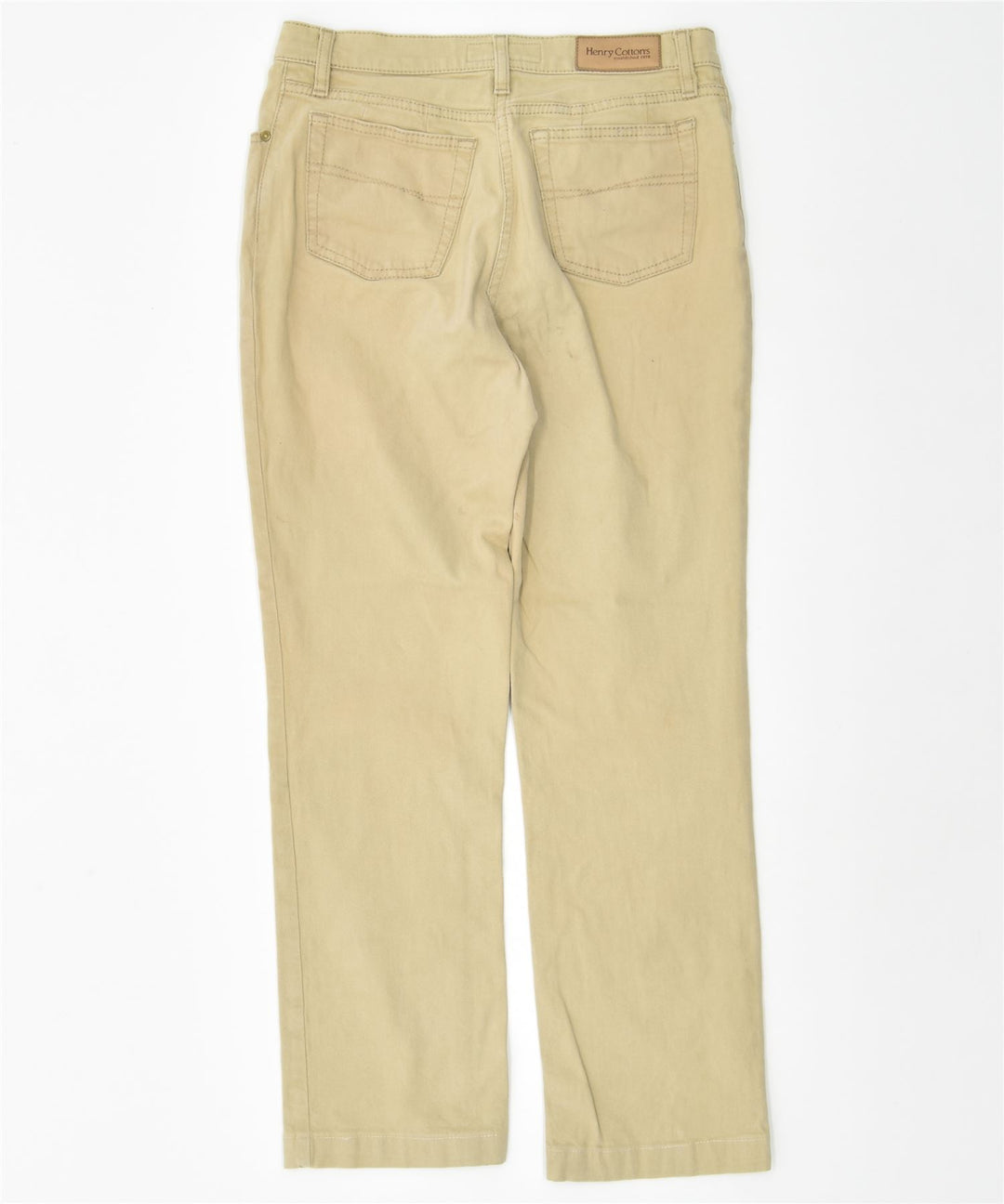 HENRY COTTONS Womens Slim Jeans W28 L26 Beige Cotton | Vintage | Thrift | Second-Hand | Used Clothing | Messina Hembry 