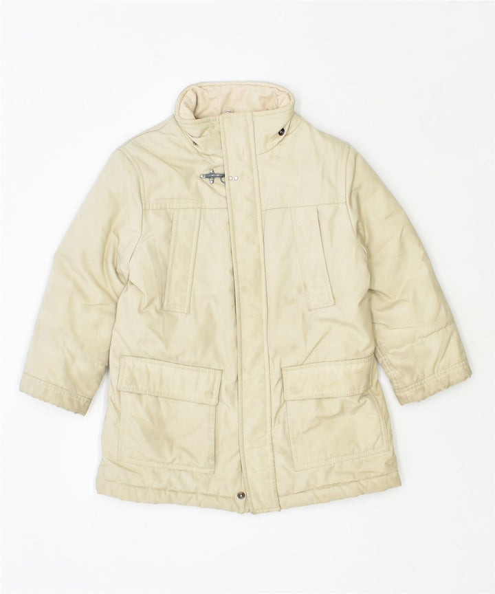 FAY Girls Padded Jacket 5-6 Years Beige Polyester | Vintage | Thrift | Second-Hand | Used Clothing | Messina Hembry 