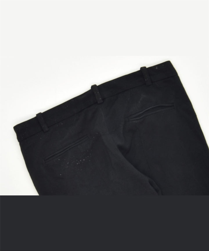 MASSIMO DUTTI Womens Slim Trousers W26 L27 Black Acetate Classic | Vintage | Thrift | Second-Hand | Used Clothing | Messina Hembry 