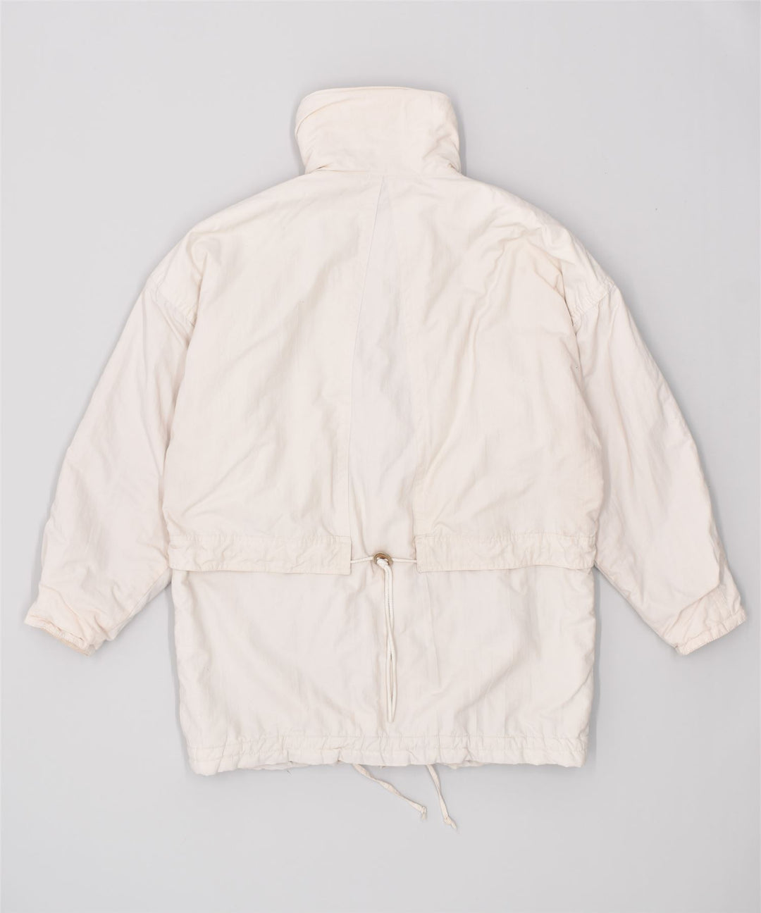 KLEPPER Womens Parka Jacket UK 20 2XL Off White Polyester | Vintage | Thrift | Second-Hand | Used Clothing | Messina Hembry 