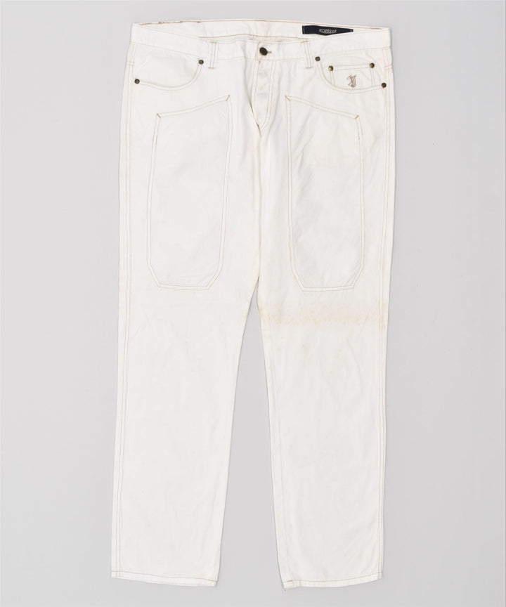 JECKERSON Womens Straight Jeans W40 L32 Off White | Vintage | Thrift | Second-Hand | Used Clothing | Messina Hembry 